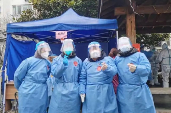 助力繼續(xù)！蘇州城發(fā)建筑設計院第二批志愿者支援社區(qū)核酸檢測